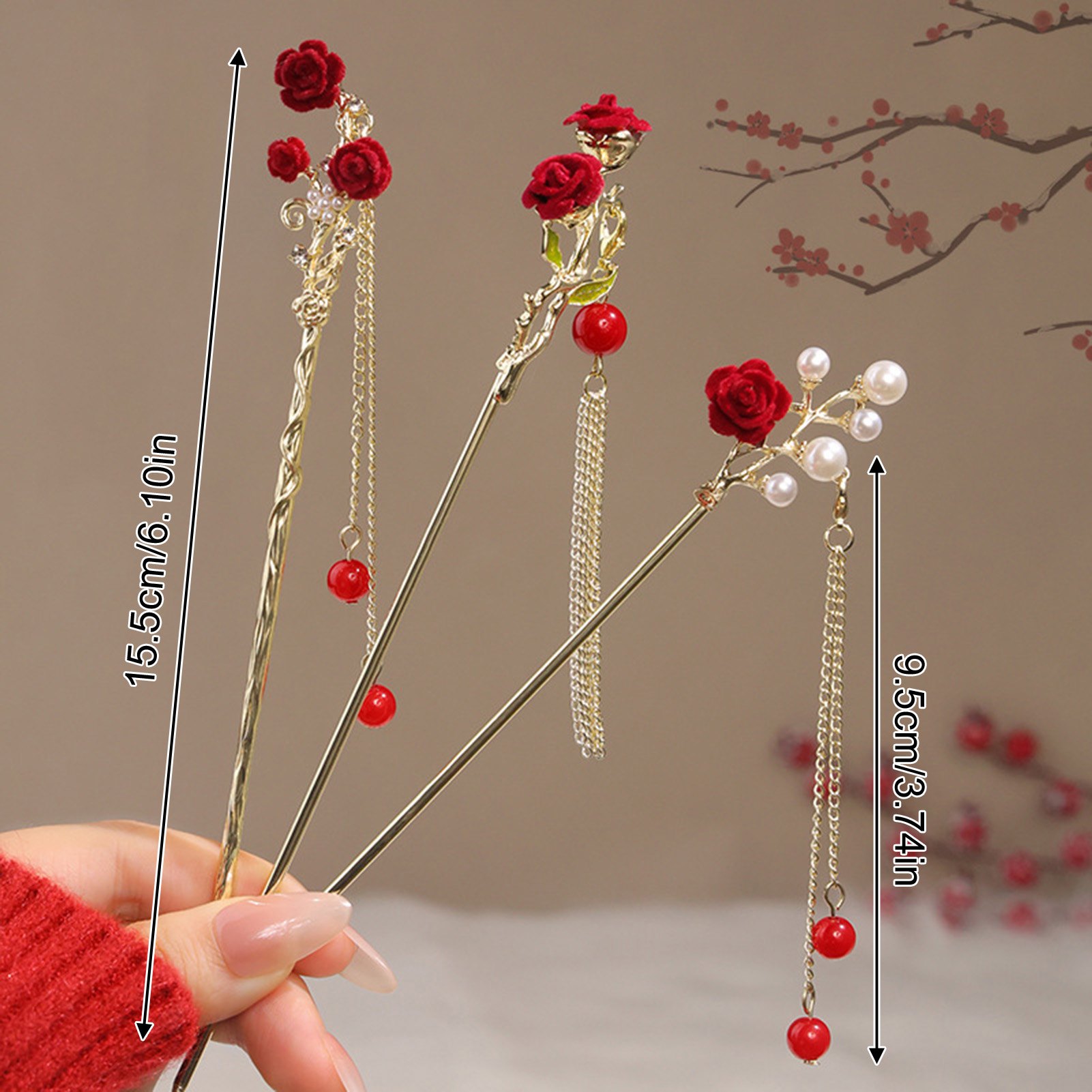 Заколка для волос в китайском  – обзор и цена Flower Supplies