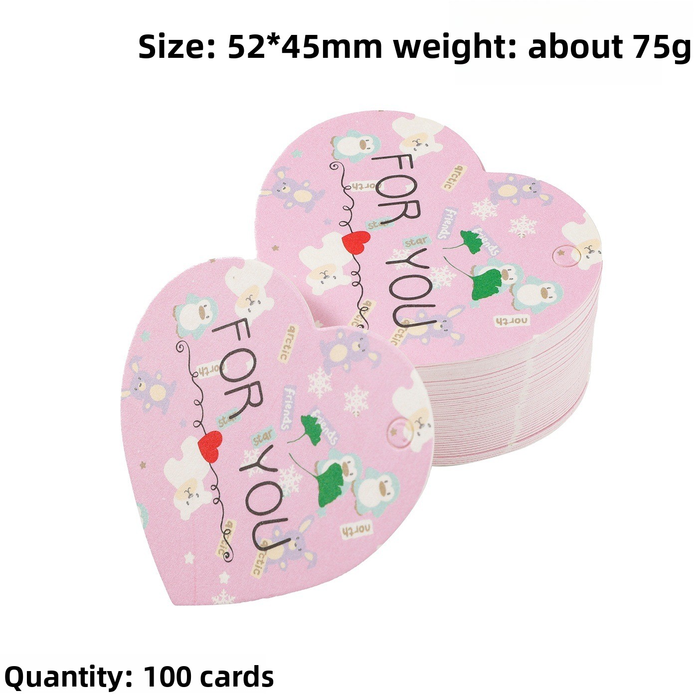 100 шт. подарочных бирок-серде – обзор и цена Flower Supplies